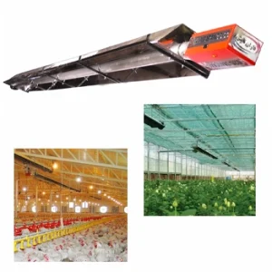 بخاری تابشی مدل L – گرمایش هوشمند برای گلخانه و مرغداری