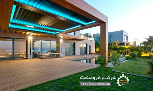 سقف متحرک یا جمع شونده چوبی سقف متحرک یا جمع شونده چوبی